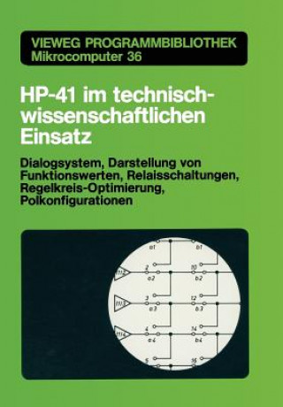 Kniha Hp-41 Im Technisch-Wissenschaftlichen Einsatz Harald Schumny