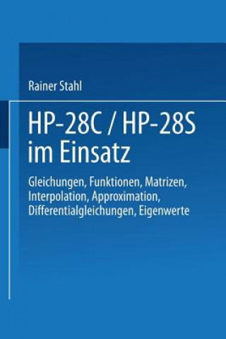 Kniha Hp-28c / Hp-28s Im Einsatz Rainer Stahl