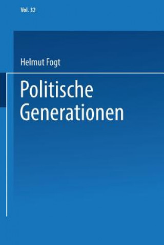 Kniha Politische Generationen Helmut Fogt
