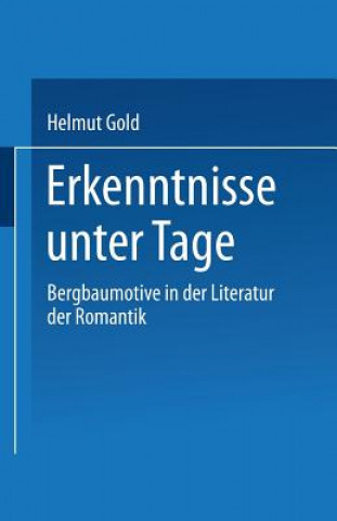 Book Erkenntnisse Unter Tage Helmut Gold