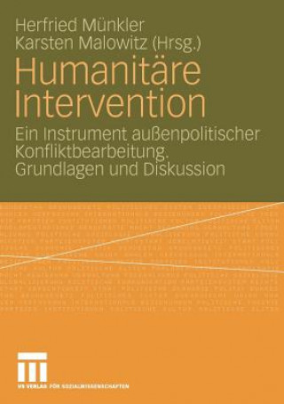 Kniha Humanit re Intervention Herfried Münkler