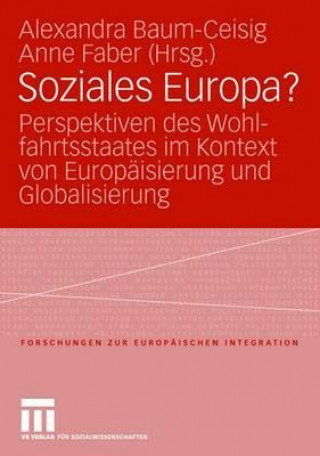 Book Soziales Europa? Alexandra Baum-Ceisig