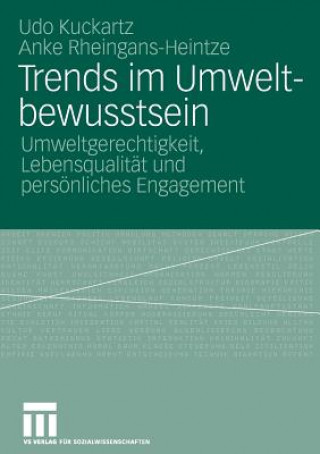 Kniha Trends Im Umweltbewusstsein Udo Kuckartz