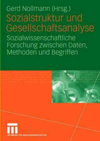 Książka Sozialstruktur Und Gesellschaftsanalyse Gerd Nollmann