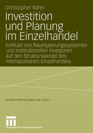 Kniha Investition Und Planung Im Einzelhandel Christopher Bahn