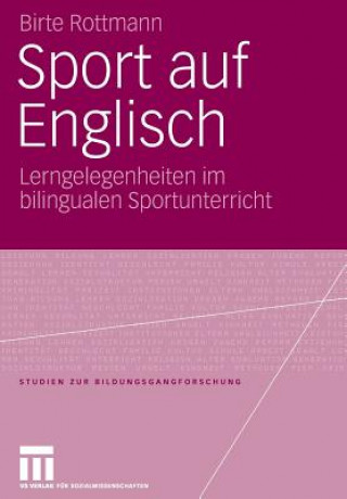 Kniha Sport Auf Englisch Birte Rottmann