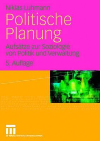 Könyv Politische Planung Niklas Luhmann