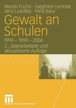 Książka Gewalt an Schulen Marek Fuchs