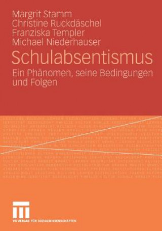 Book Schulabsentismus Margrit Stamm