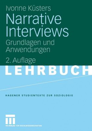 Knjiga Narrative Interviews Ivonne Küsters