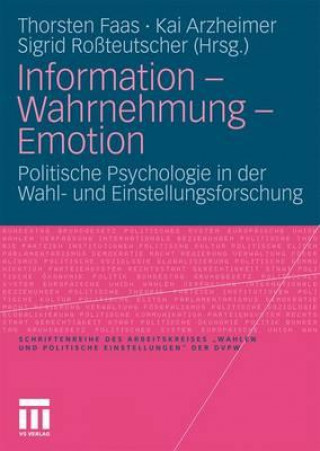 Kniha Information - Wahrnehmung - Emotion Thorsten Faas