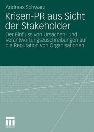 Kniha Krisen-PR Aus Sicht Der Stakeholder Andreas Schwarz