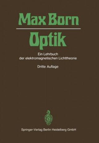 Kniha Optik Max Born