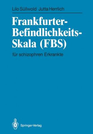 Knjiga Frankfurter-Befindlichkeits-Skala (Fbs) Lilo Süllwold