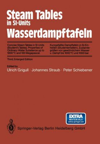 Carte Steam Tables in SI-Units / Wasserdampftafeln Ulrich Grigull