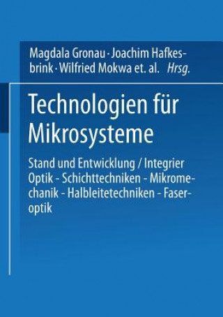 Kniha Technologien Fur Mikrosysteme Joachim Hafkesbrink