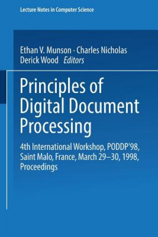Könyv Principles of Digital Document Processing Ethan V. Munson