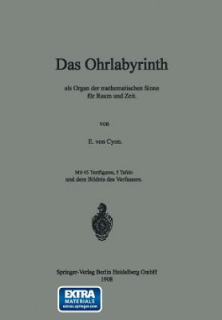 Könyv Das Ohrlabyrinth Élie de Cyon