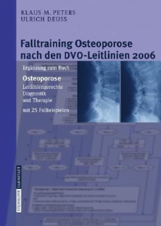 Carte Falltraining Osteoporose Nach Den Dvo-Leitlinien 2006 Klaus M. Peters