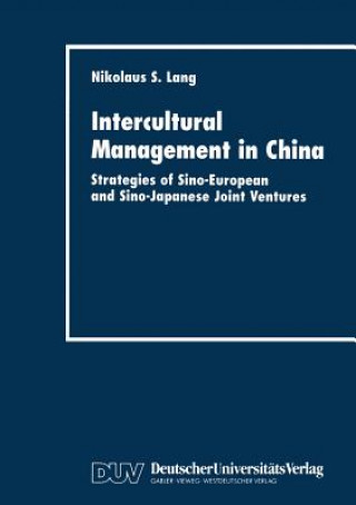 Könyv Intercultural Management in China Nikolaus S. Lang