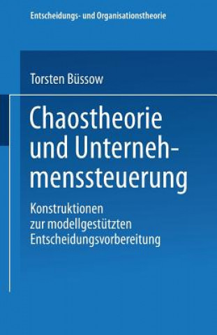 Book Chaostheorie Und Unternehmenssteuerung Torsten Büssow