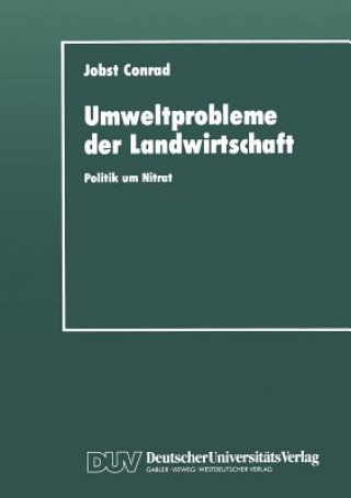 Książka Umweltprobleme Der Landwirtschaft Jobst Conrad