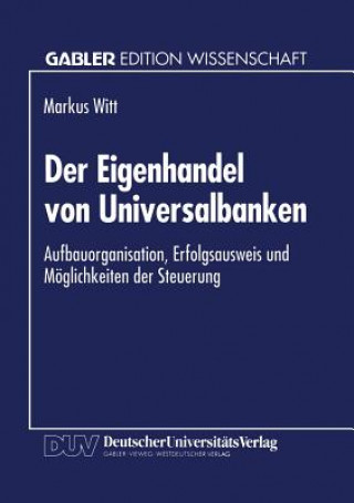 Carte Der Eigenhandel Von Universalbanken Markus Witt