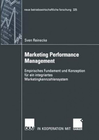 Kniha Marketing Performance Management Sven Reinecke