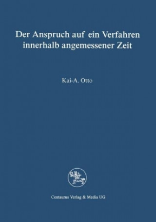 Kniha Der Anspruch auf ein Verfahren in angemessener Zeit Kai A. Otto