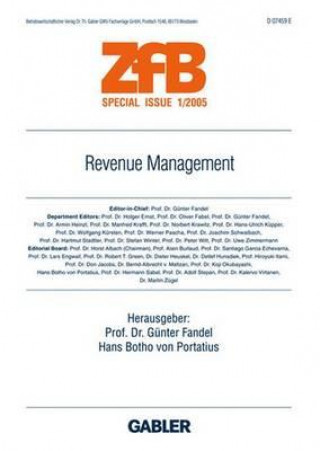 Könyv Revenue Management Günter Fandel
