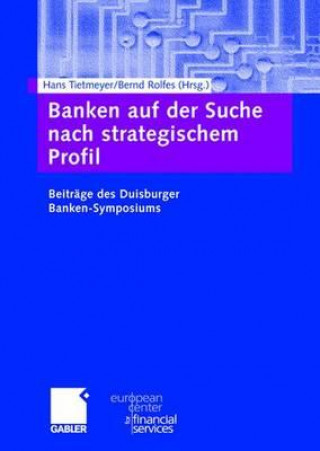 Knjiga Banken Auf Der Suche Nach Strategischem Profil Hans Tietmeyer