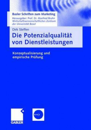 Könyv Die Potenzialqualitat Von Dienstleistungen Dirk Steffen
