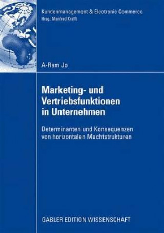 Carte Marketing- Und Vertriebsfunktionen in Unternehmen Prof. Dr. Manfred Krafft