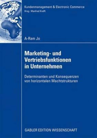 Książka Marketing- Und Vertriebsfunktionen in Unternehmen Prof. Dr. Manfred Krafft