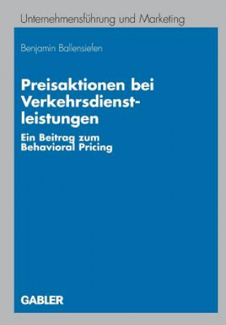 Carte Preisaktionen Bei Verkehrsdienstleistungen Prof. Dr. Dr. h.c. mult. Heribert Meffert