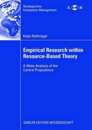 Kniha Empirical Research within Resource-Based Theory Prof. Dr. Thomas Mellewigt