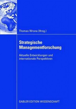 Книга Strategische Managementforschung Thomas Wrona