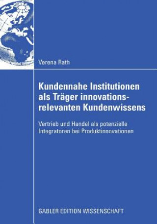 Carte Kundennahe Institutionen ALS Trager Innovationsrelevanten Kundenwissens Prof. Dr. Frank Wimmer