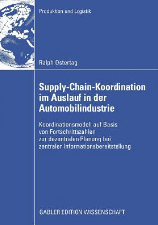 Carte Supply-Chain-Koordination Im Auslauf in Der Automobilindustrie Prof. Dr. Bernhard Fleischmann