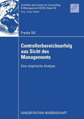 Книга Controllerbereichserfolg Aus Sicht Des Managements Frauke Sill