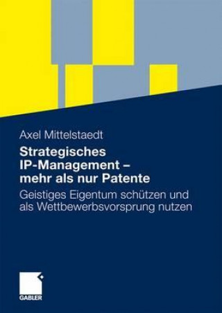 Kniha Strategisches IP-Management - mehr als nur Patente Axel Mittelstaedt