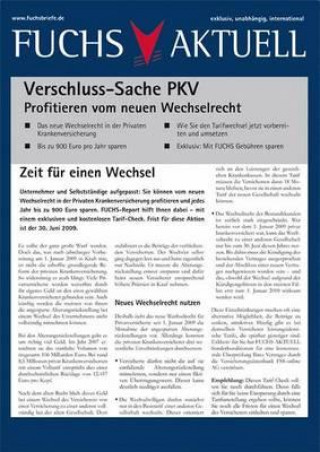 Kniha Verschluss-Sache PKV Redaktion Fuchsbriefe