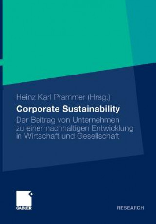 Boek Corporate Sustainability Heinz Karl Prammer