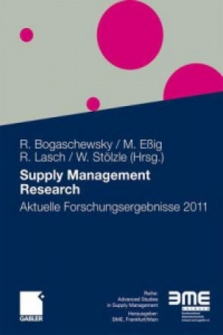 Kniha Supply Management Research Ronald Bogaschewsky