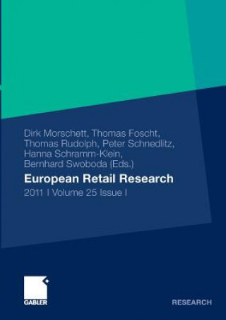 Kniha European Retail Research Dirk Morschett