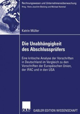 Carte Die Unabhangigkeit Des Abschlussprufers Katrin Müller