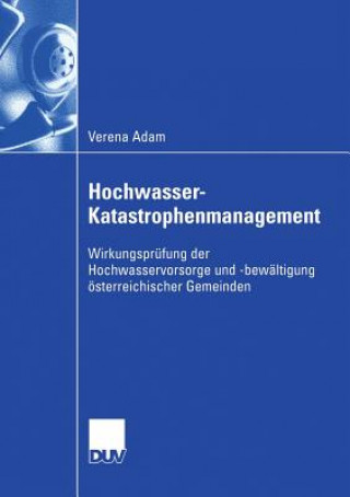 Buch Hochwasser-Katastrophenmanagement Verena Adam