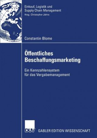 Libro OEffentliches Beschaffungsmarketing Constantin Blome