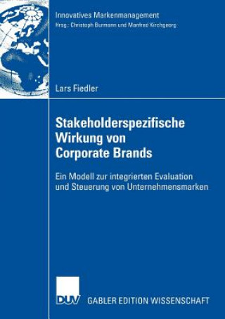 Buch Stakeholderspezifische Wirkung Von Corporate Brands Prof. Dr. Manfred Kirchgeorg