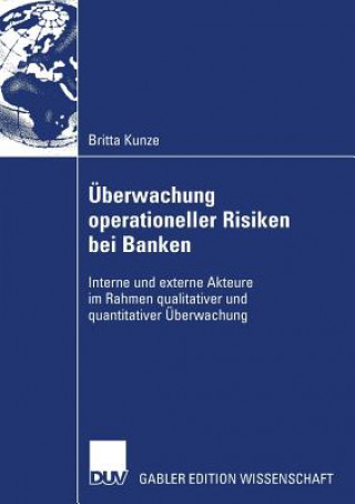 Βιβλίο berwachung Operationeller Risiken Bei Banken Prof. Dr. Thorsten Poddig